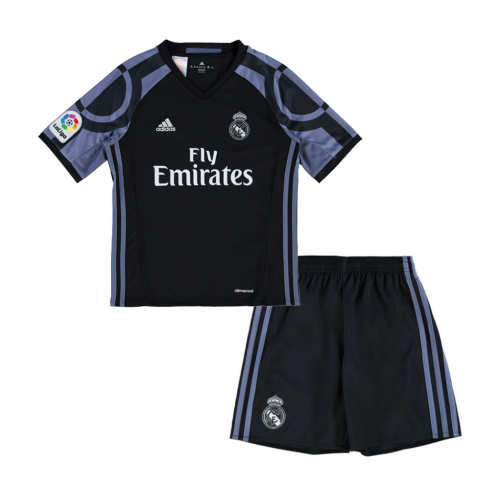 Kids Real Madrid 2016-17 Third Soccer Shirt With Shorts